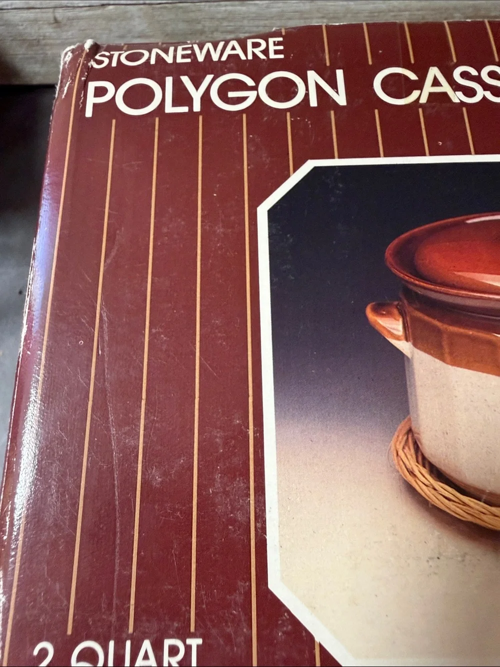 Stoneware polygon casserole